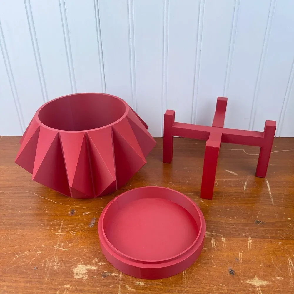 Houseplants, Koni Indoor Planter w/ Drainage Hole and Drip Tray